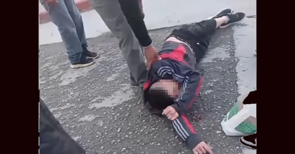 El joven involucrado en el incidente.