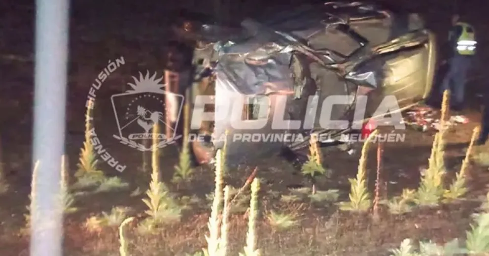 Estado en el que quedó la pick up Toyota SW4.