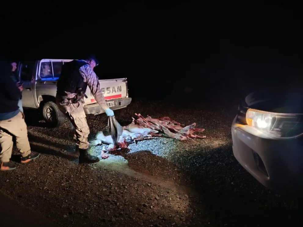 Un momento del operativo.