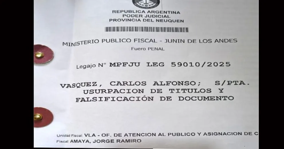 Se realizó una denuncia penal.