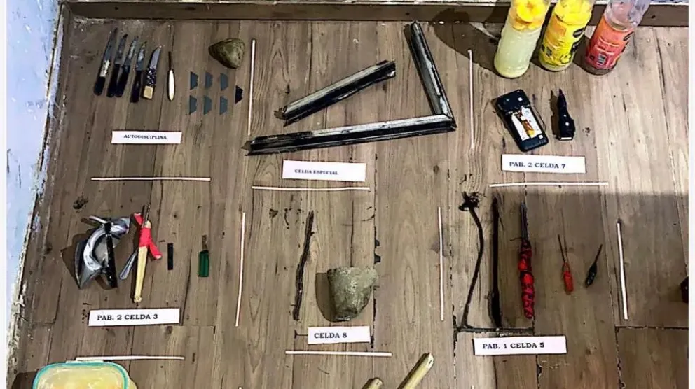 Se logró el secuestro de una importante cantidad de elementos prohibidos