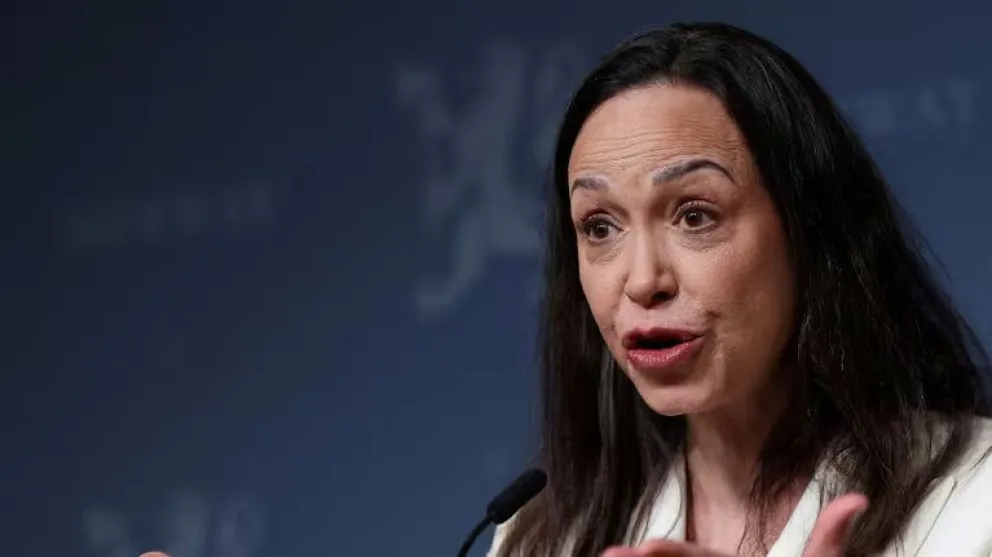 La líder opositora venezolana prometió que regresará “muy pronto” a Venezuela.