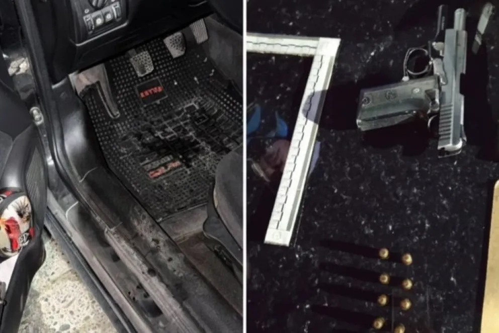 En el lugar intervino personal de Criminalística, que secuestró la pistola / Foto Diario Jornada 