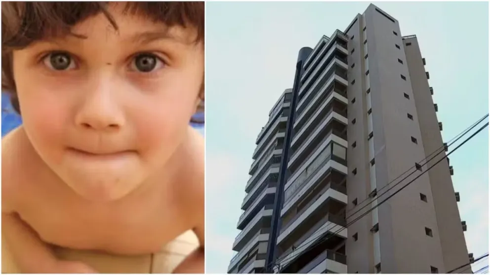 Brenno tiene cuatro años y cayó de un décimo piso.