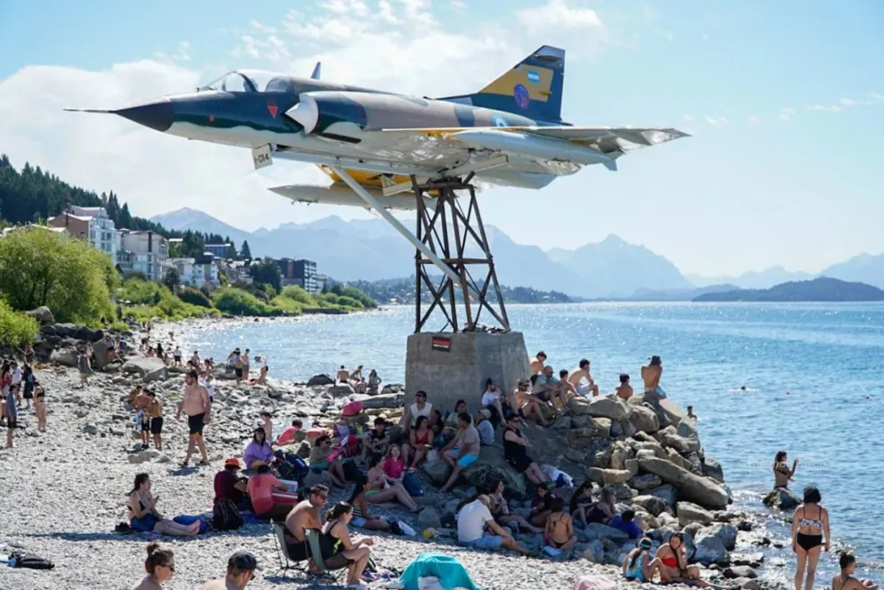 El Mirage brindó un poco de respiro del sol. Foto de Facundo Pardo.