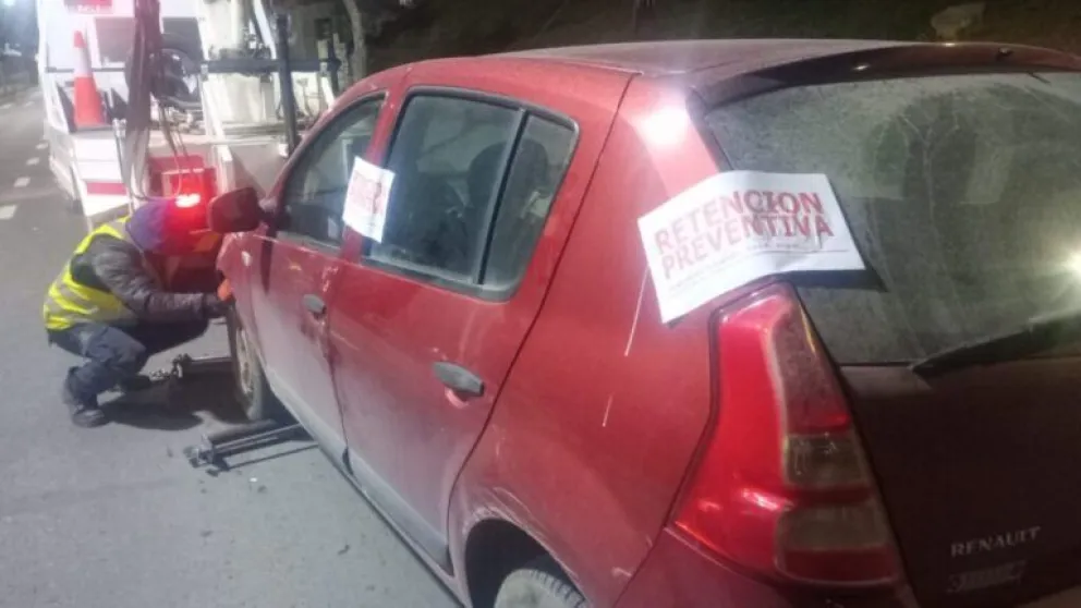 Secuestraron 20 vehículos durante los controles de tránsito de fin de semana en Bariloche.