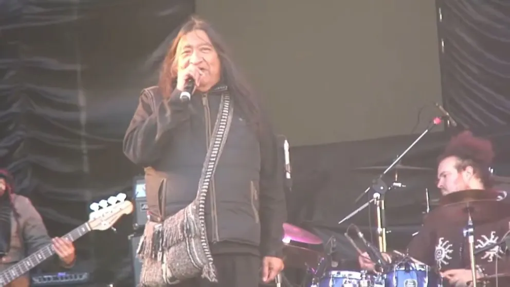 Rubén Patagonia en aquella tarde invernal de 2015 (captura de pantalla).