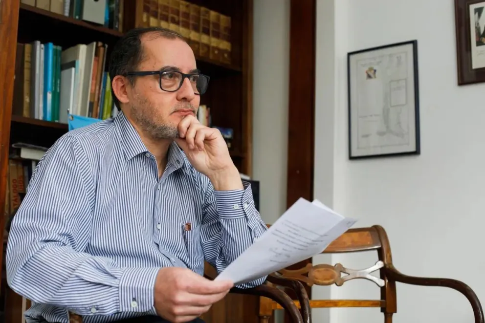 El cónsul chileno evocó el papel de las personas que llegaron de Chiloé en los inicios de Bariloche (foto: Matías Garay).