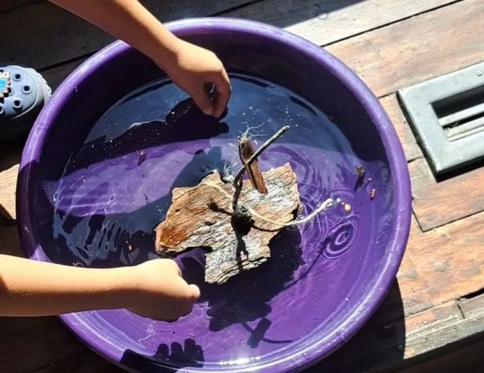 Flotando... pero no a la deriva (imágenes gentileza).