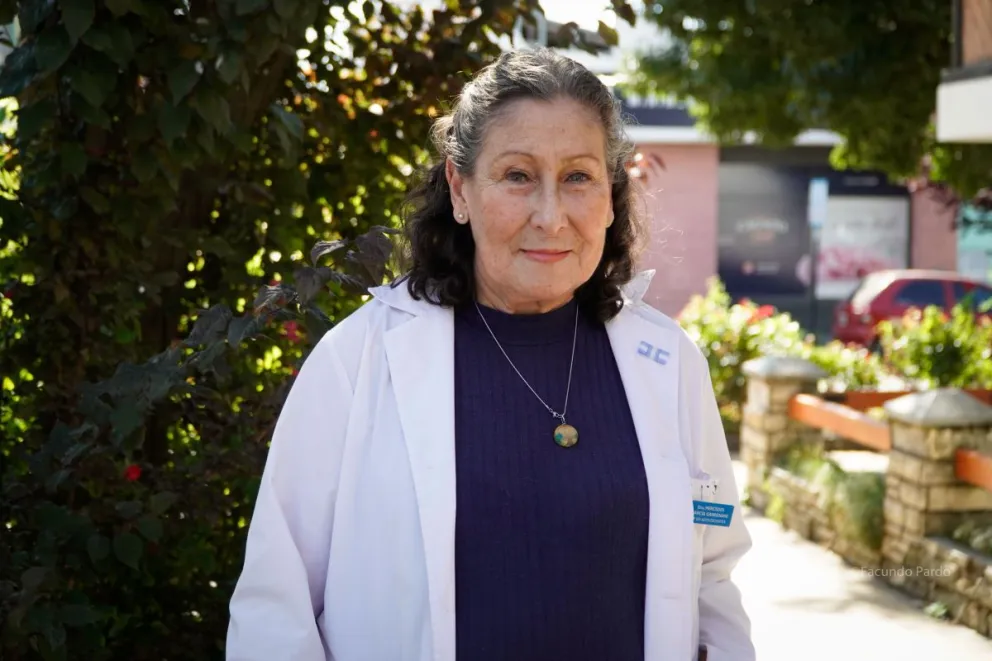 Una médica que pone el alma en lo que hace (fotos: Facundo Pardo).