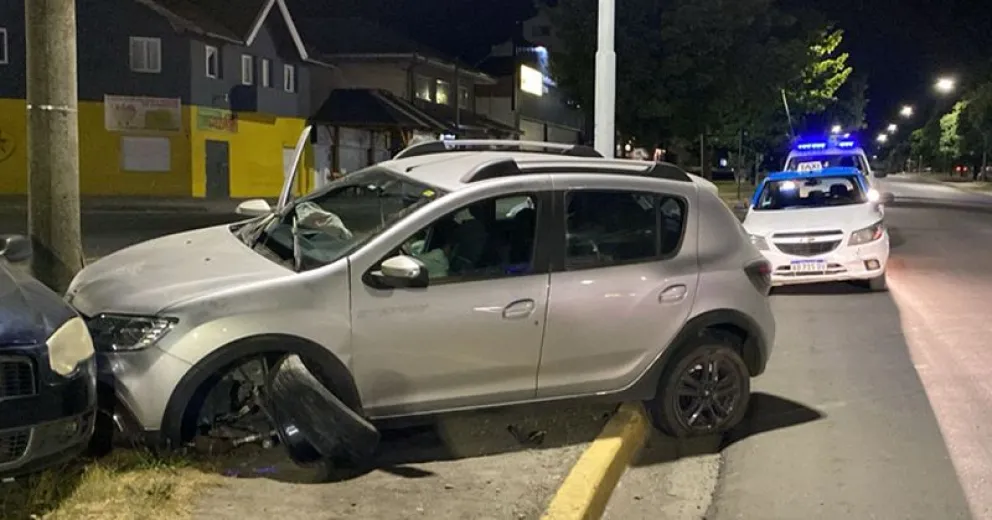 Lugar en que quedó la Sandero Stepway.