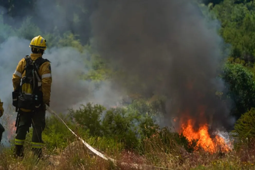 Las autoridades reiteraron la importancia de respetar las indicaciones del personal que trabaja en la emergencia / Fotos y video Facu Pardo 