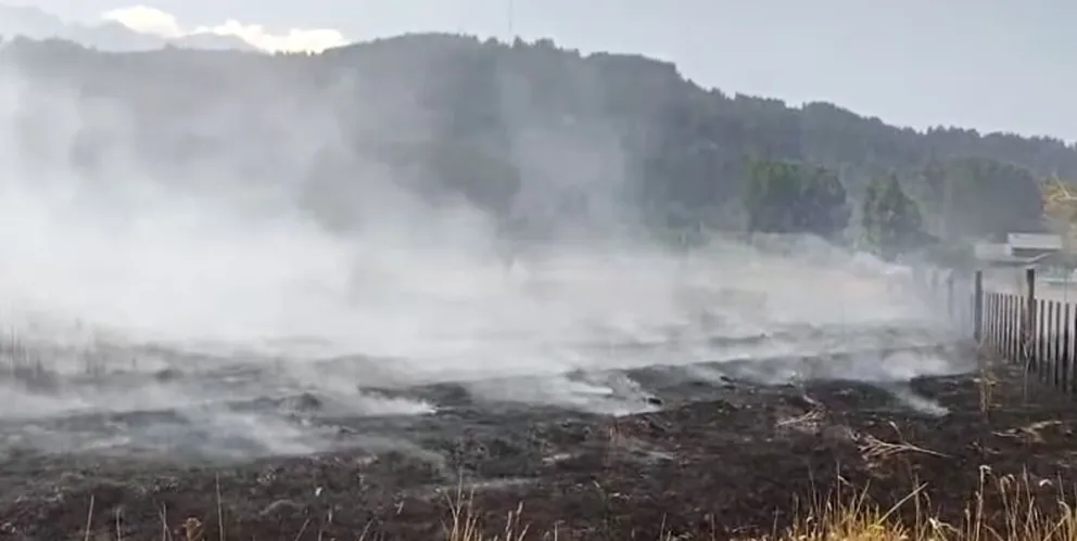 El episodio se dio en un contexto de alto riesgo ígneo en la región cordillerana.