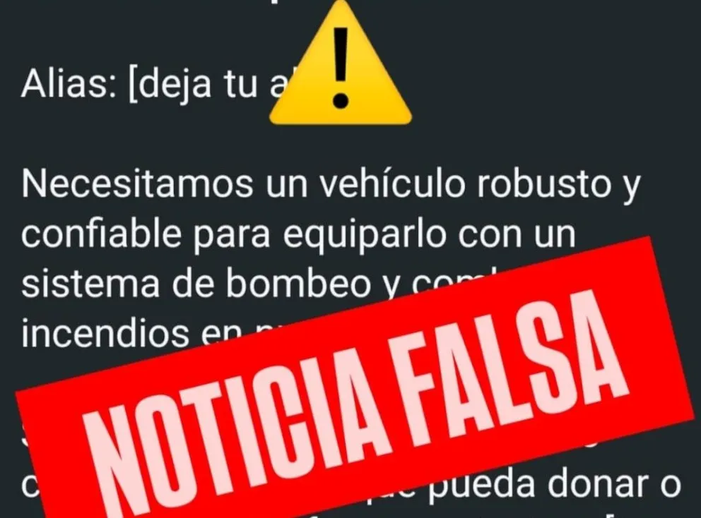 Se solicita a la comunidad verificar siempre las fuentes antes de compartir información.
