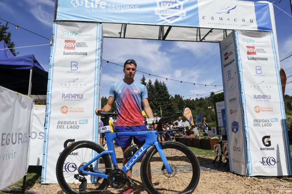 Matias Campi de Viedma se quedó con el primer puesto. Foto de Eugenia Neme.