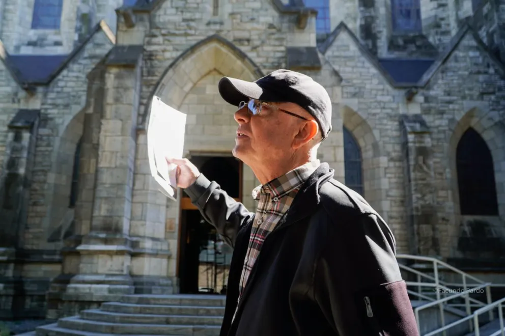 Roberto Novoa, un hombre de fe (fotos: Facundo Pardo).