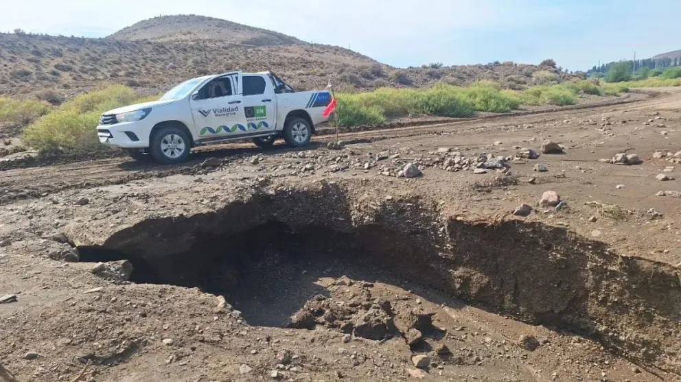 Vialidad Rionegrina trabaja para recuperar la transitabilidad