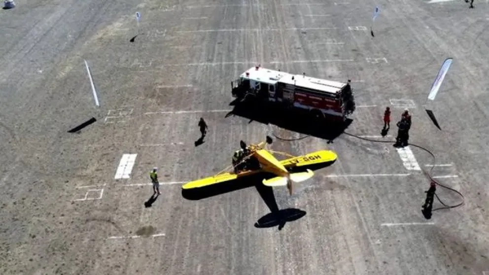 La parte trasera se elevó provocando el incidente.