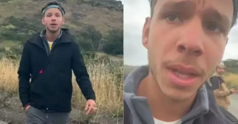 La fotografía que documenta la infracción. El peligro que representa una acción así es muy grande.