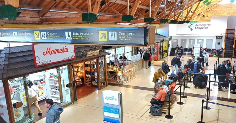 El operativo se desarrolló en el aeropuerto de la localidad cordillerana.