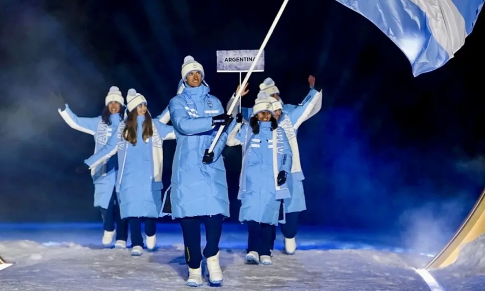 Dal Farra fue abanderado por segunda vez. Foto: Federación del Deporte Universitario Argentino 