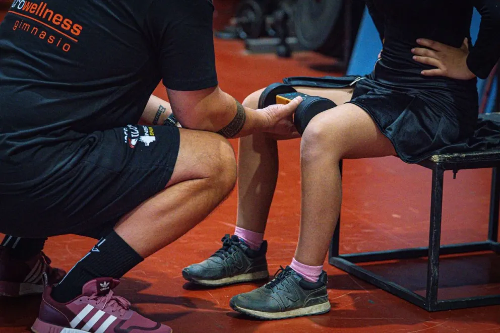 Se realizaron test físicos y mediciones corporales. Foto Facebook Subsecretaría de Deportes Municipal.