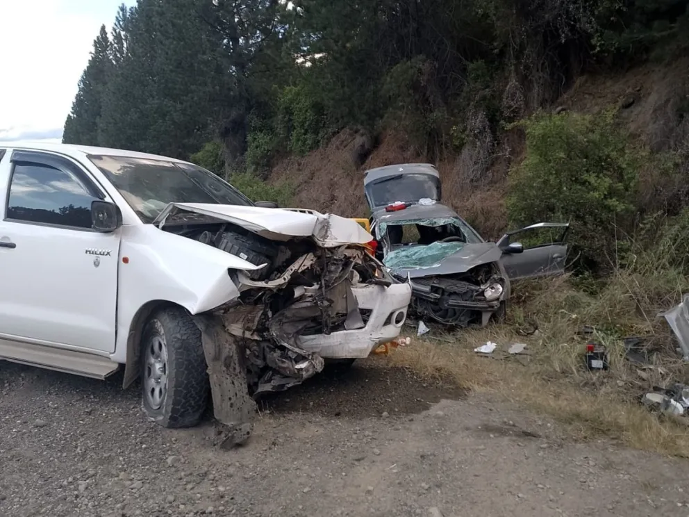 El estado de los vehículos grafica la fuerza del impacto.