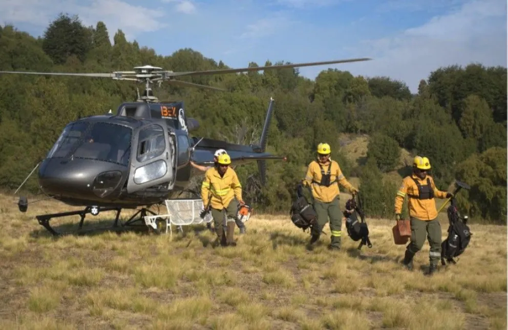 Instituciones articuladas para seguir haciendo frente al fuego que no se detiene.