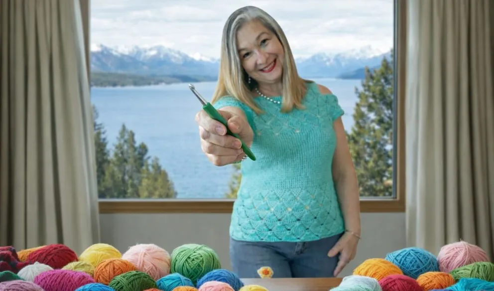 Patricia, pasión por el crochet (imágenes gentileza).