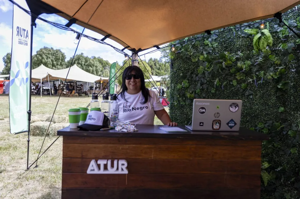 ATUR tuvo carpa propia en la Expo Rural (fotos: Eugenia Neme).