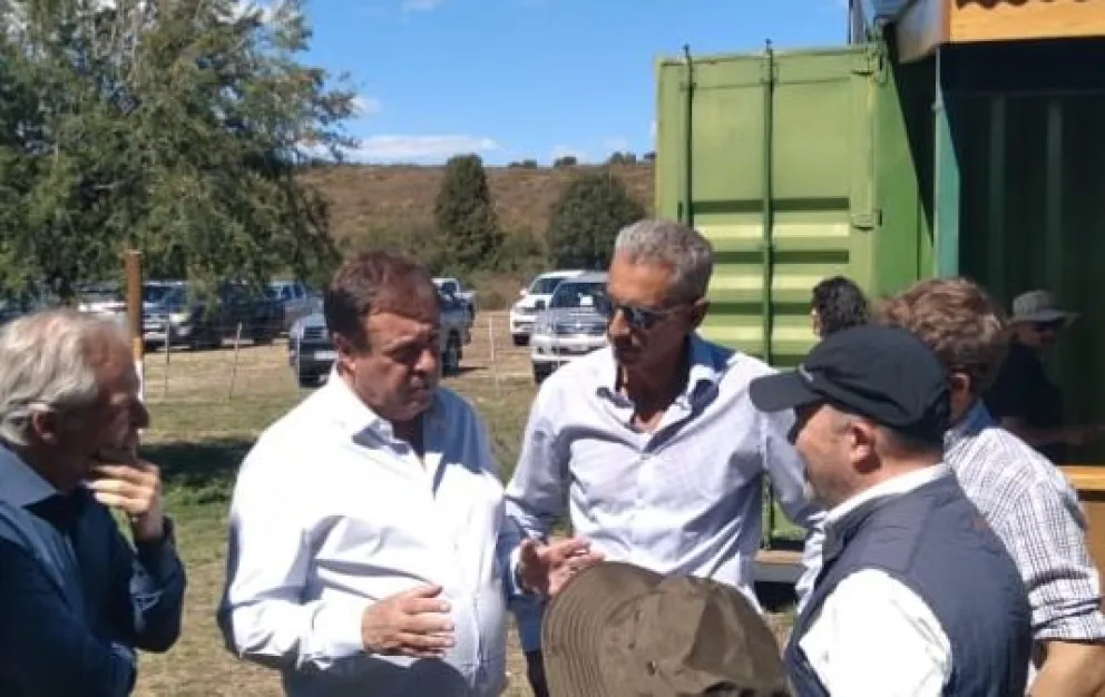 El gobernador en la Expo Rural consideró positivas las acciones desarrolladas durante la semana en el Congreso (imagen gentileza).