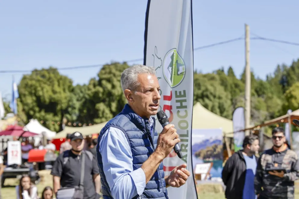 El ministro de Desarrollo Económico y Productivo de Río Negro, Carlos Banacloy. Fotos y video de Eugenia Neme.