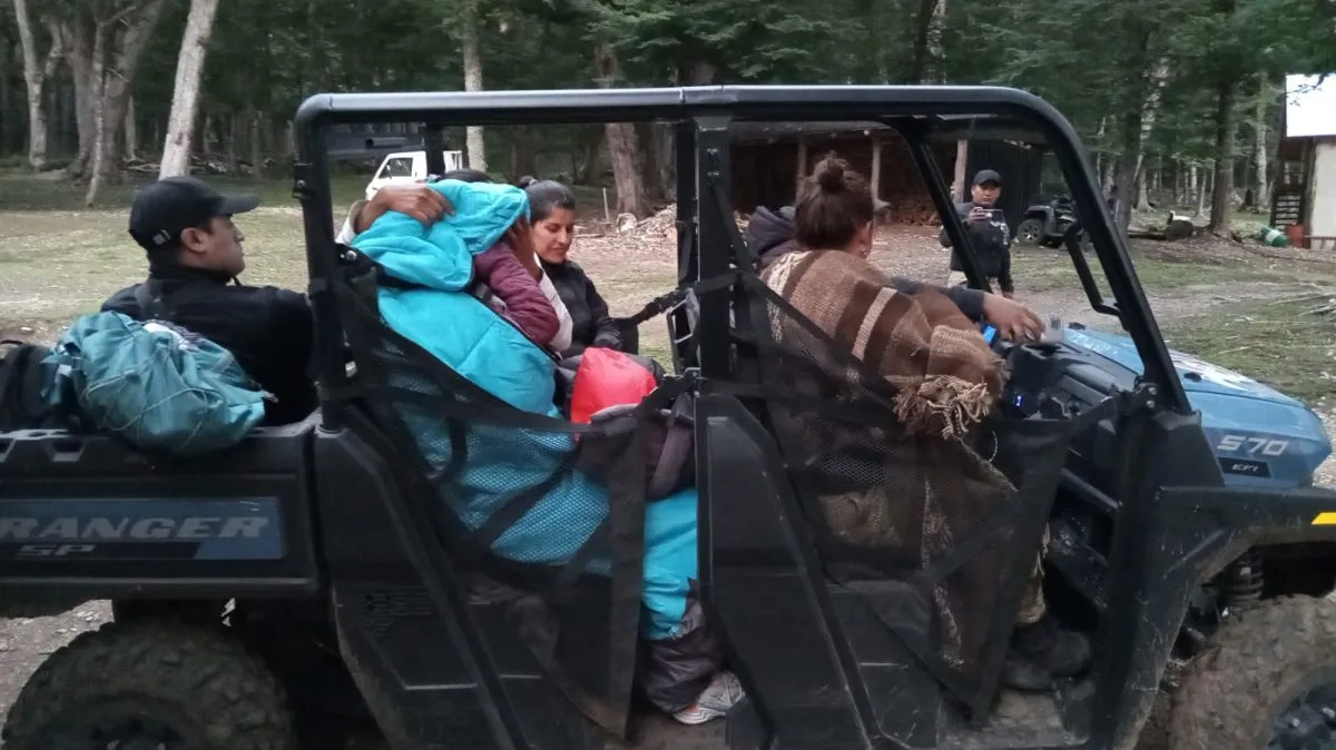 El traslado de la mujer herida