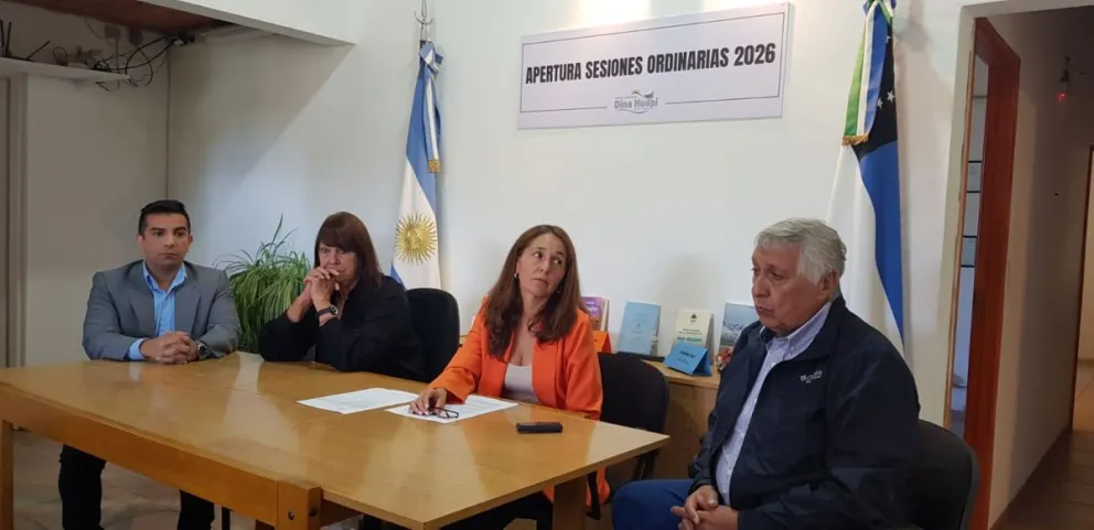 La primera sesión del 2026 en Dina Huapi. 