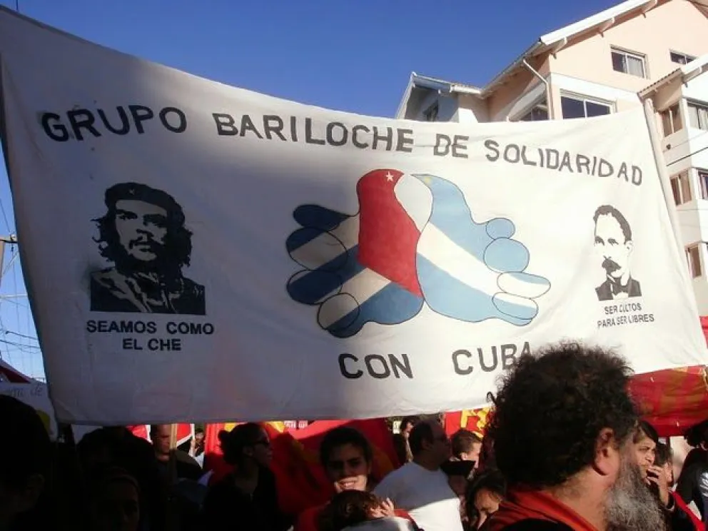 El colectivo en las calles.