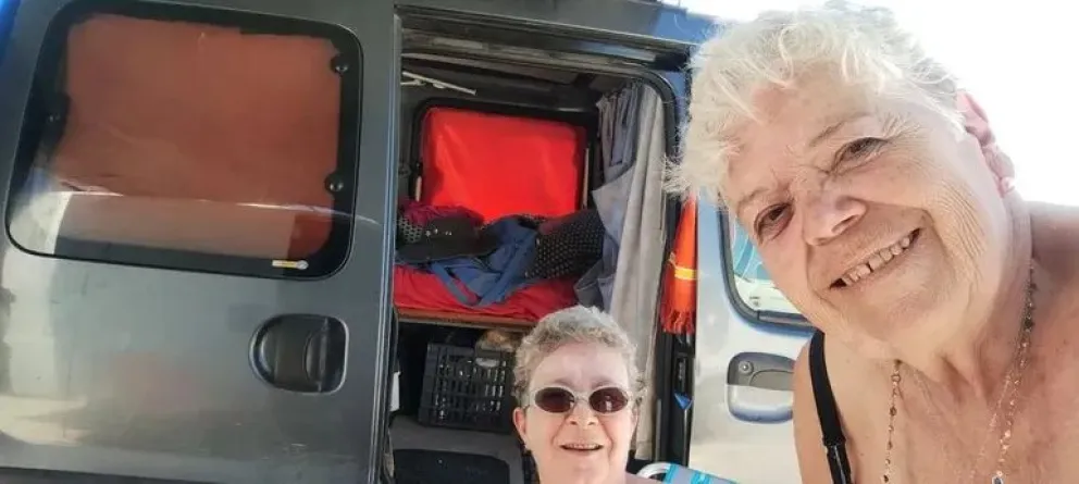 Las viajeras que recorren todas partes desde Cipolletti y Bariloche / Foto LMCipolletti