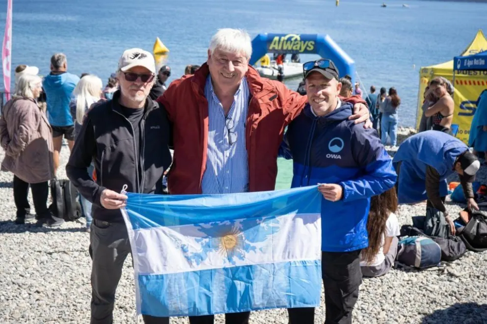 El intendente presente en una actividad bien barilochense. 