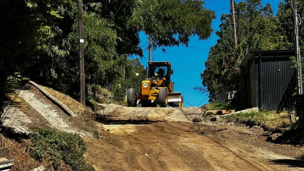 Continúa el plan de pavimentación en Bariloche 