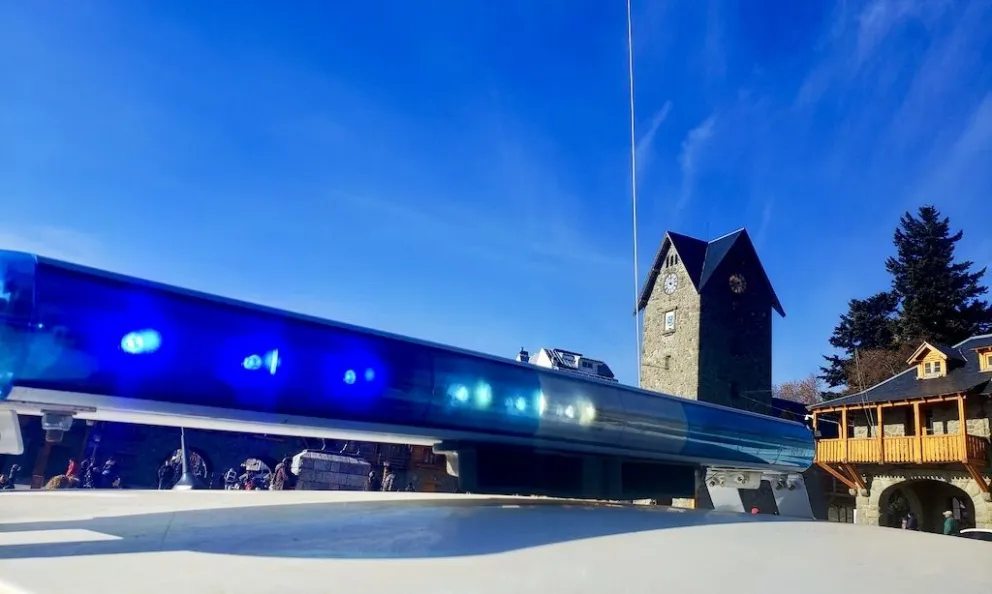 Lo encontraron en Moreno y Palacios. Foto: Policía de Río Negro 