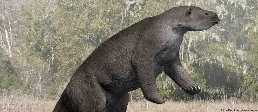 Así sería una imagen del animal prehistórico. 