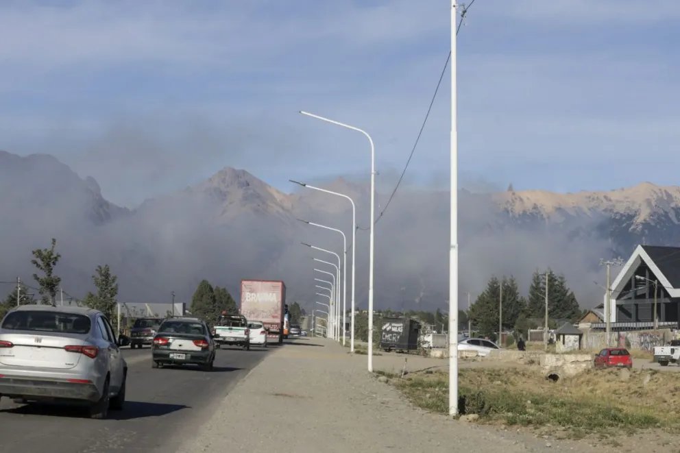 La presencia de polvillo en la ciudad / Foto Euge Neme 
