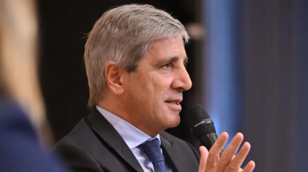 El ministro de Economía, Luis Caputo.