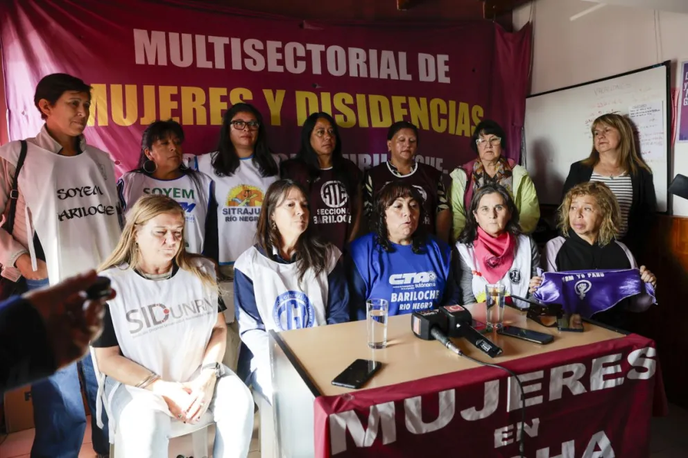 Conferencia de prensa en la sede de ATE. Fotos Eugenia Neme.