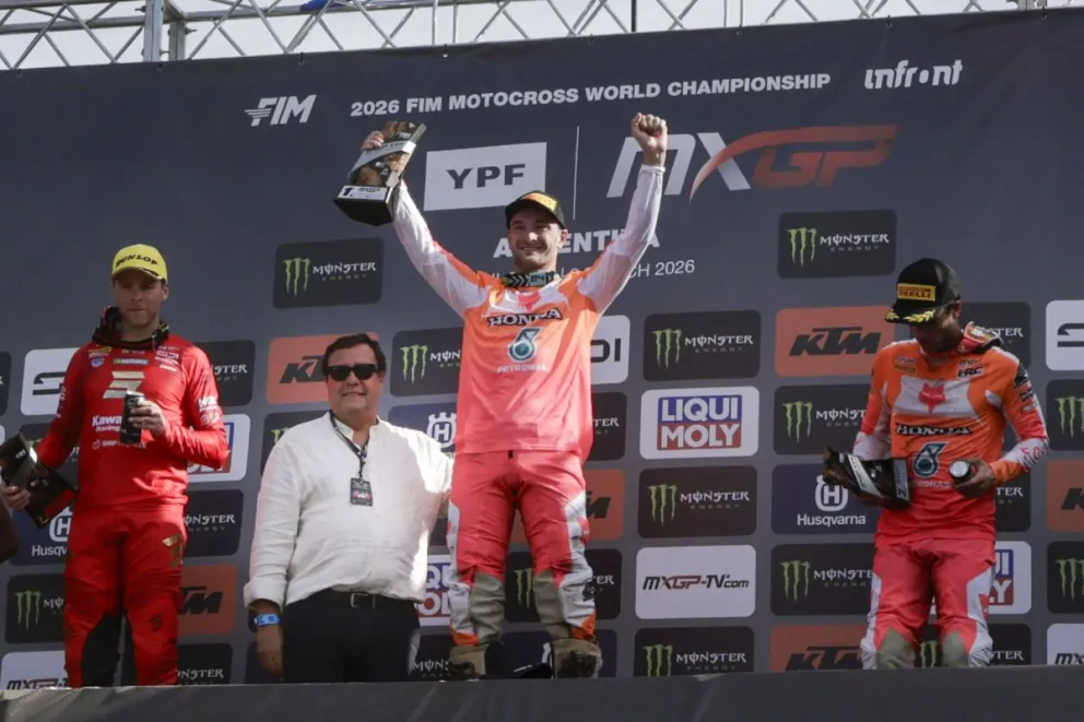 Weretilneck en la premiación. Foto: Eugenia Neme