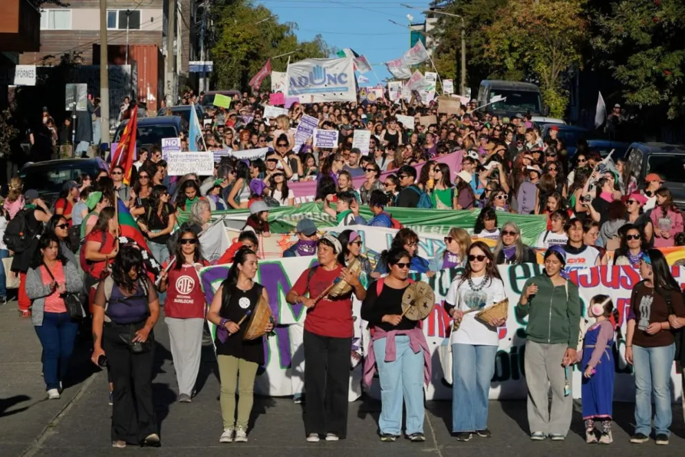 La marcha comenzó 18.25. Foto: Facundo Pardo 