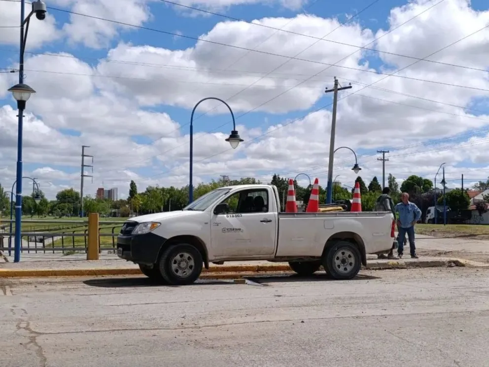 La ejecución del Plan Director de Desagües Cloacales comenzó en junio de 2023, con fondos nacionales. Foto: Tania Domenicucci, ANRoca.