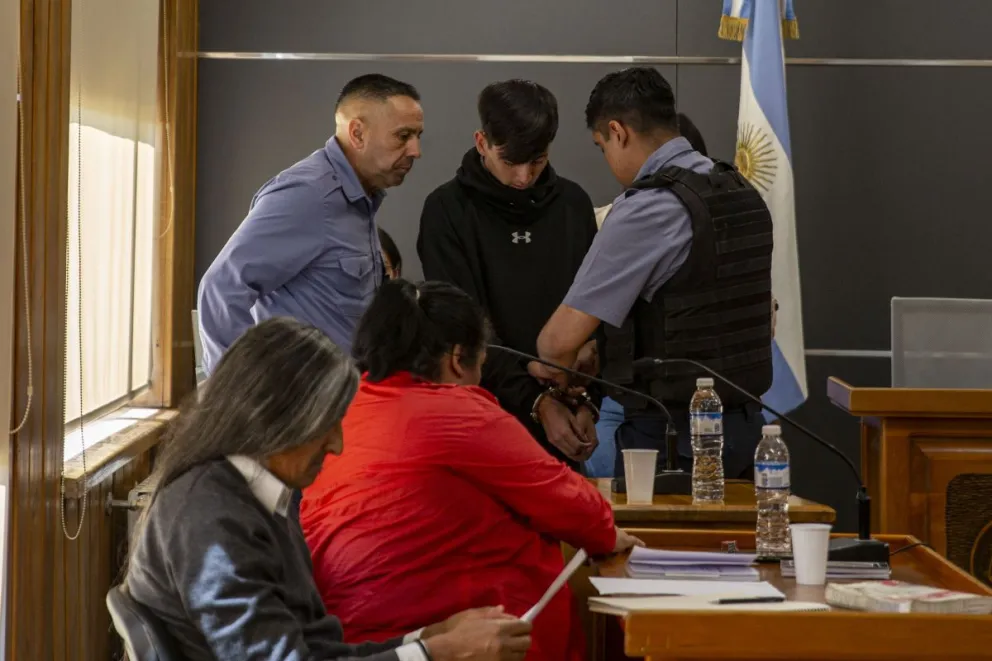Audiencia de imputación de cargos por el homicidio de Tomás Alarcón. Foto: Eugenia Neme. 