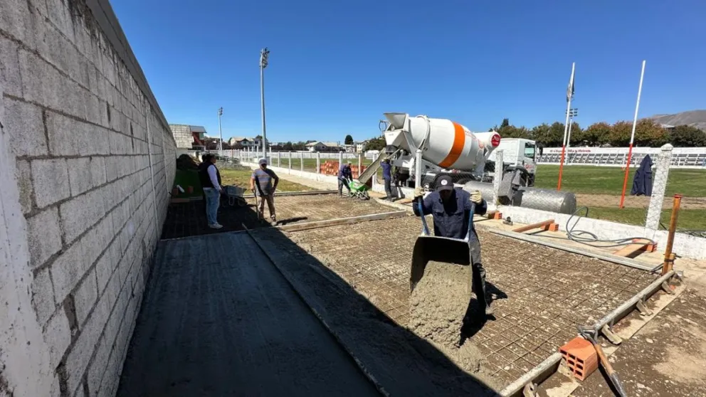 Los trabajos ya se están realizando en el Estadio Municipal.