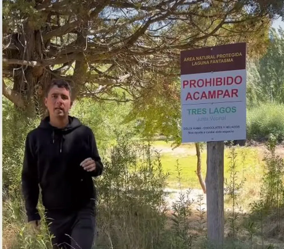 El video que se publicó sobre lo sucedido en Laguna Fantasma. 