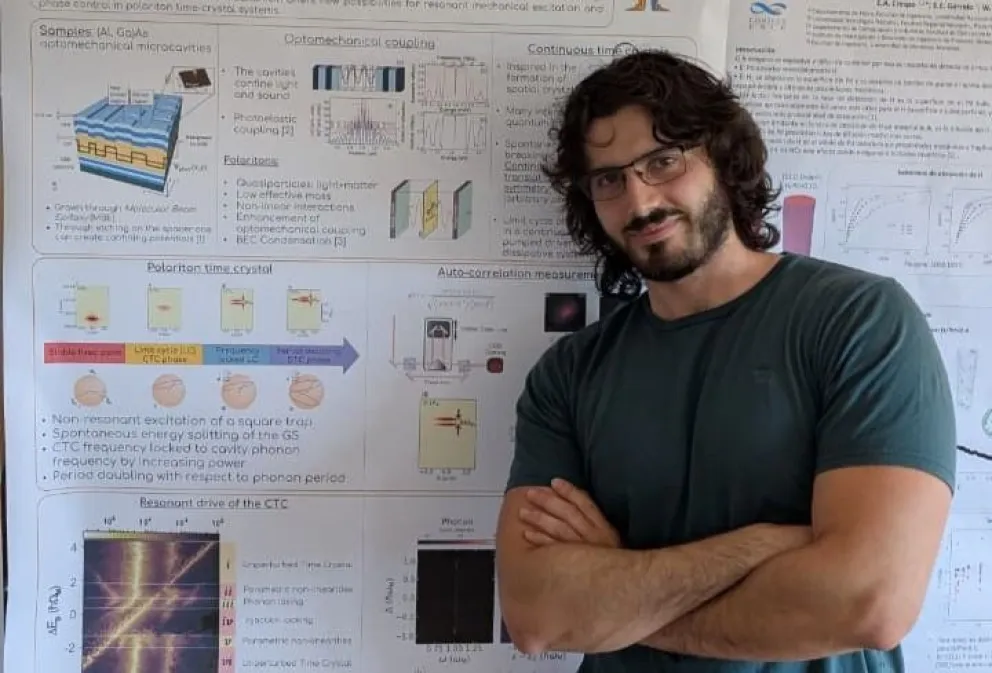 Ignacio, un joven que disfruta y se divierte con la física (imágenes gentileza).